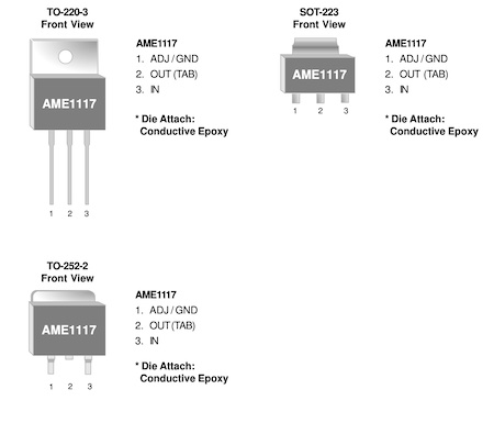 1117 -ADJ (AME1117ACCT-ADJ)